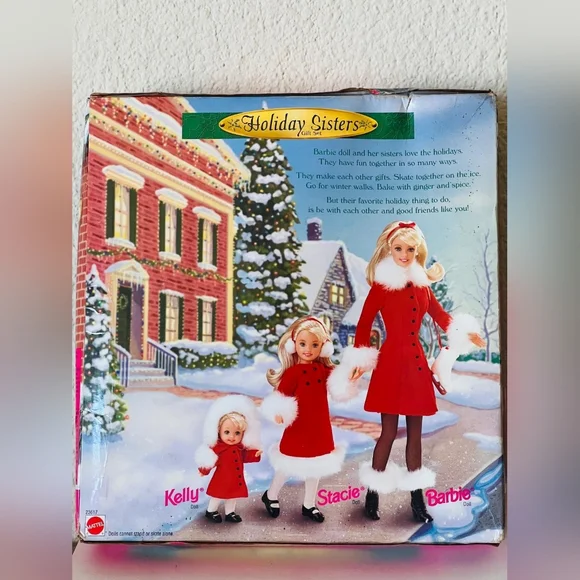 90s Vintage Holiday Sister Lot Vintage Barbie Stacie Kelly Doll - Picture 7 of 11